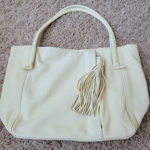 Hobo leather tote bag